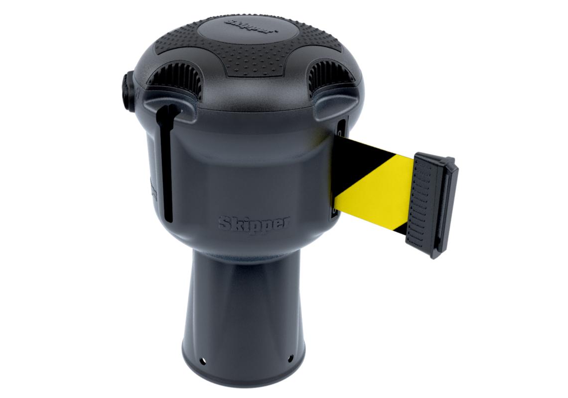 SKIPPER™ GREY RETRACTABLE FLAGGING TAPE